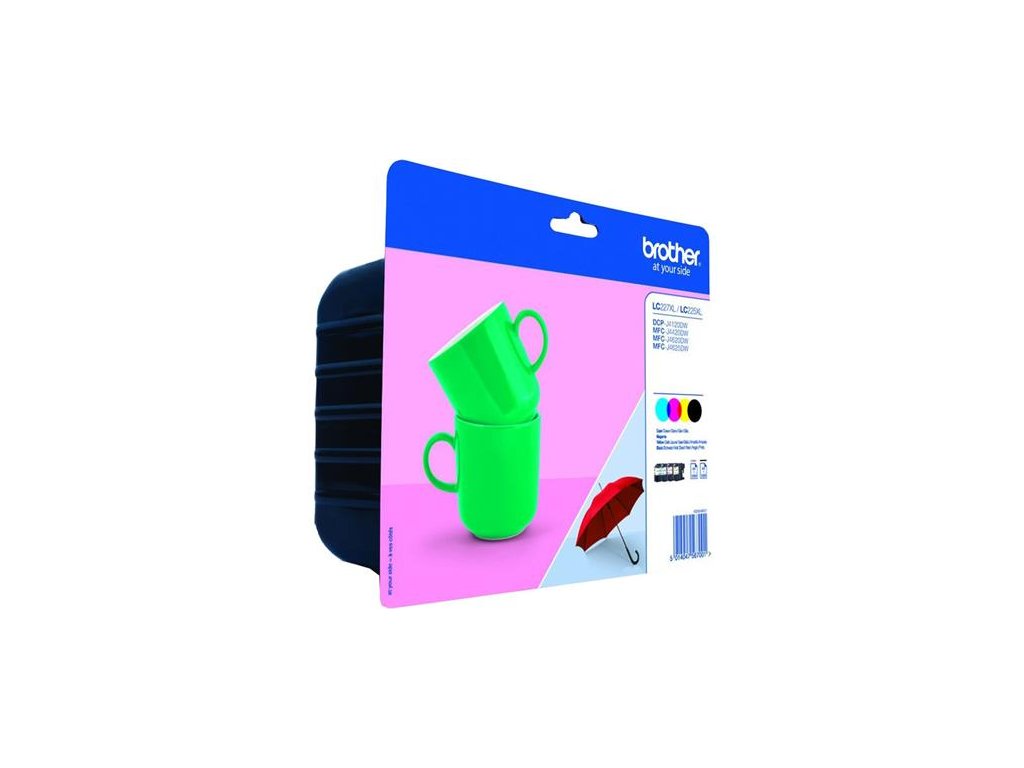 Brother LC-227VALBP (inkoust multipack -  černá + tři barvy)