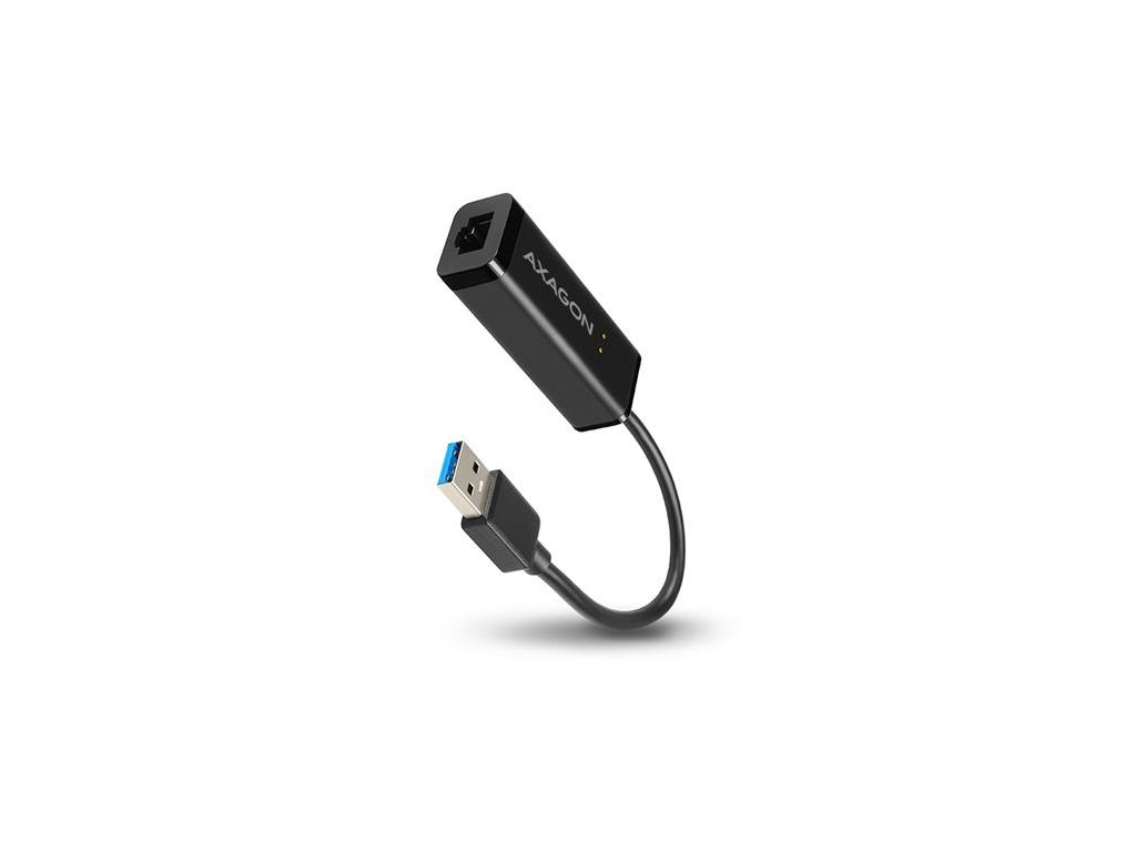 AXAGON ADE-SR, USB3.0 Type-A - externí Gigabit Ethernet adaptér, auto install