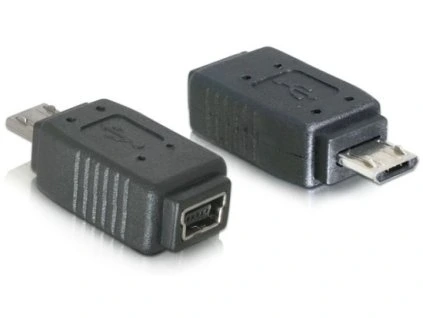 Delock redukce micro USB B samec na USB mini 5pin samice