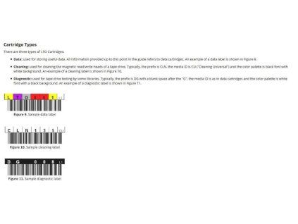 IBM System x - samostatný label pro data cartridge - 1ks