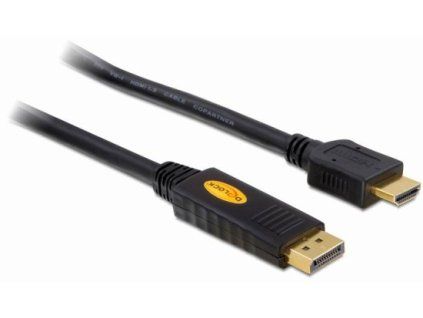 Delock kabel DisplayPort samec na HDMI samec, délka 5m