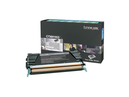 C736, X736, X738 Black High Yield Return Programme Toner Cartridge  (12K)
