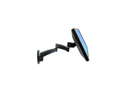 ERGOTRON 200 Series Wall Mount Arm, 2 Extensions, 24" LCD, černý