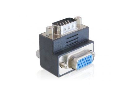 Delock adaptér VGA samec -> samice pravoúhlý 270°