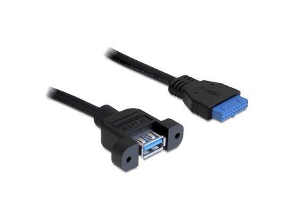 Delock kabel interní 19pin USB 3.0  > 1 x USB 3.0-A samice
