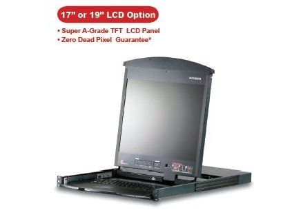 ATEN KVM switch KL-1508AM 8PC KVM 17"LCD CAT5