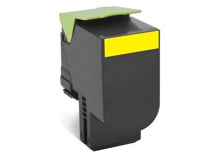 Lexmark 802Y Yellow Return Program Toner Cartridge - 1 000 stran