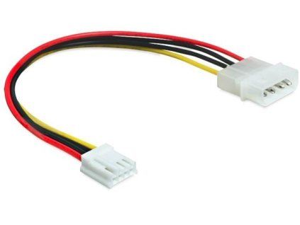 Delock napájecí kabel Molex 4 pin samec > 3.5 floppy samice