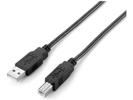 C-TECH Kabel USB A-B 1,8m 2.0, černý