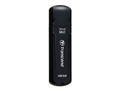 Transcend 16GB JetFlash 750, USB 3.0 flash disk, MLC, LED indikace, černý
