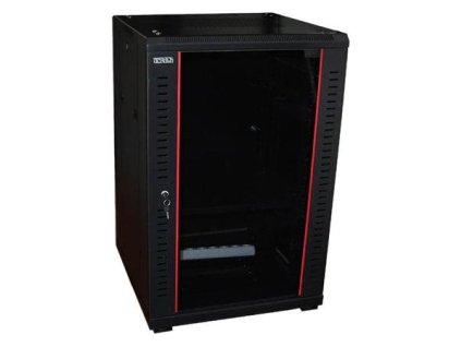 OCRACK 19" OCC-18U-68SBK rozvaděč stojanový 18U/600x800 skleněné dveře