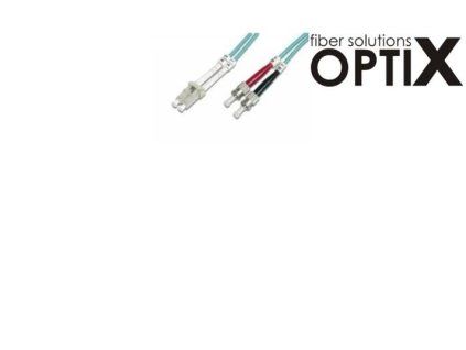 OPTIX LC-ST Optický patch cord 50/125 3m Duplex OM3