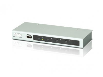ATEN VS-481B 4-portový HDMI přepínač s dálkovým ovládáním (4 zařízení  - 1 zobrazovací jednotka)