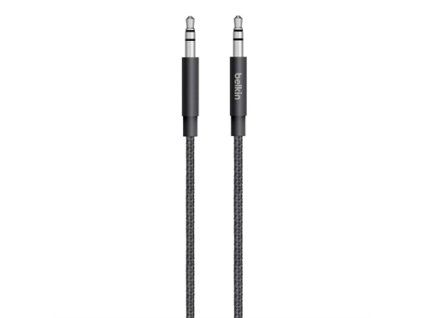 Belkin 3.5mm Jack M/M Metallic MIXIT, 1.2m černý