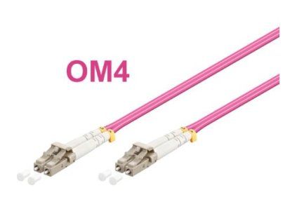 OPTIX LC-LC Optický patch cord 50/125 1m OM4 Duplex