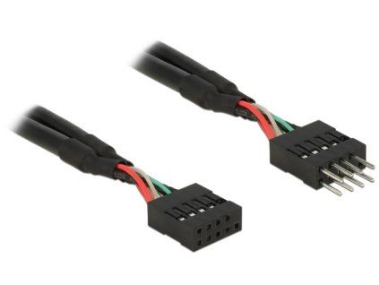 Delock USB 2.0 Pin konektor prodlužovací kabel 10 pin samec / samice 50 cm