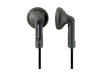 Panasonic RP-HV095E-K, drátové sluchátka, do uší, 3,5mm jack, kabel 1,2m, černá