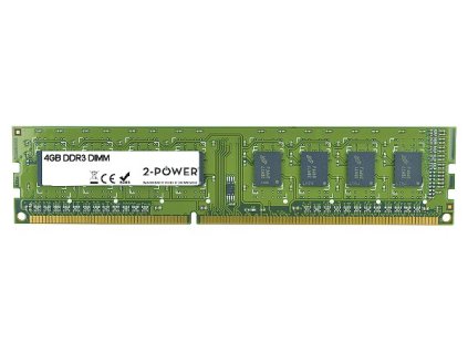 2-Power 4GB MultiSpeed 1066/1333/1600 MHz DDR3 Non-ECC DIMM 2Rx8(  DOŽIVOTNÍ ZÁRUKA )