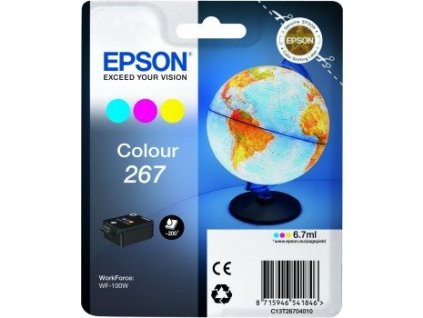 EPSON cartridge T2670 barevná (globus)