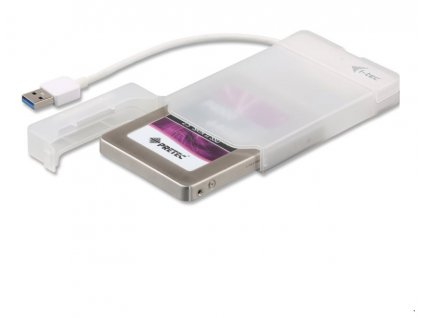 i-Tec MySafe Easy externí case pro 2,5" SATA I/II/III SSD, USB3.0, White - bez HDD