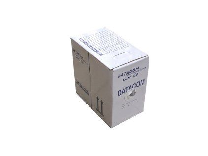 DATACOM FTP lanko CAT5E PVC 305m box šedý