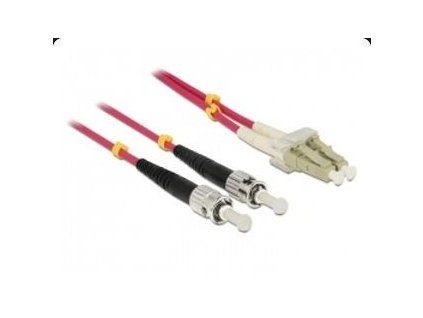 OPTIX LC-ST Optický patch cord 50/125 20m OM4 Duplex