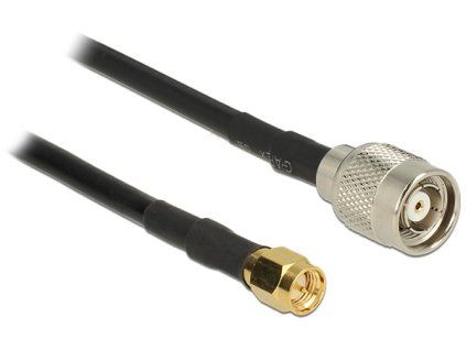 Delock Antenna Cable TNC Plug > SMA Plug CFD200 5 m low loss