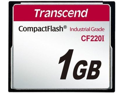 Transcend 1GB INDUSTRIAL TEMP CF220I CF CARD (SLC) Fixed disk and UDMA5