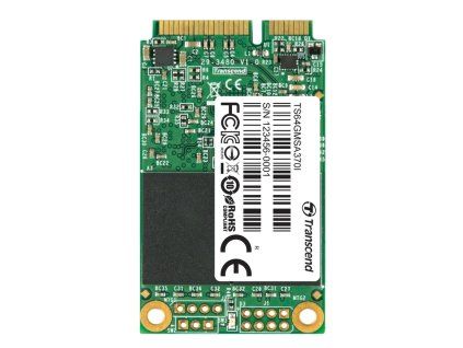 TRANSCEND MSA370 64GB Industrial SSD disk mSATA, SATA III (MLC)