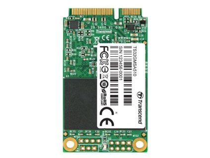 TRANSCEND MSA510 32GB SSD disk mSATA, SATA III (SuperMLC)