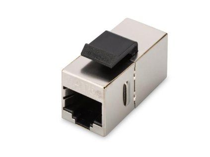 Digitus CAT 5e modular coupler, shielded RJ45 to RJ45, for panel connection