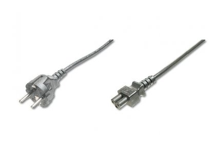 Digitus Napájecí kabel, CEE 7/7 (Typ-F) - C5 M / F, 0,75 m, H05VV-F3G 0,75qmm, bl