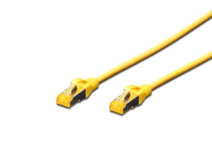 Digitus CAT 6A S-FTP patch cable, Cu, LSZH AWG 26/7, length 2 m, color yellow