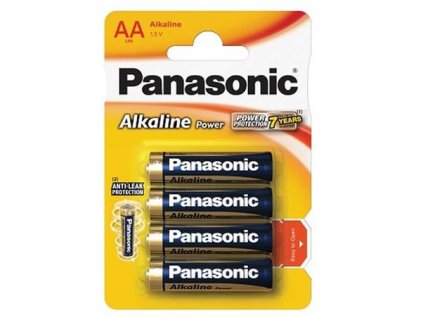 Panasonic LR6 Alkaline Power (alkalická; AA; 1,5V; BL4) 4ks - Blister