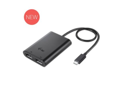 i-Tec USB-C 3.1 na Dual Display Port adaptér, 2x Display Port 4K