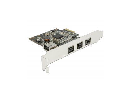 Delock PCI Express Karta > 3 x externí FireWire B + 1 x interní FireWire A