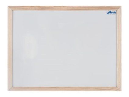 AVELI Magnetická tabule 90x60, dřevěný rám