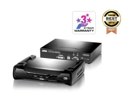 ATEN KE6900AR DVI-I Single Display KVM over IP Extender Receiver