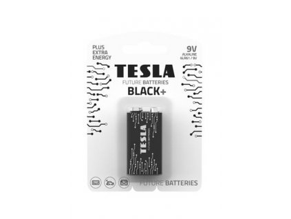Tesla 9V BLACK+ alkalická (6LR61), 1 ks