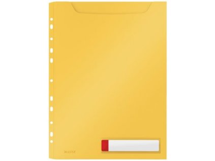 LEITZ Desky velkokapacitní  Cosy A4, neprůhledný PP, 3 ks, teplá žlutá