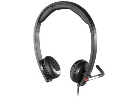 Logitech náhlavní souprava USB H650e stereo - černá