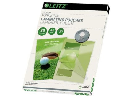 LEITZ Laminovací kapsy  A4 se směrovací technologií, 80 mic (100 ks)