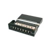 Digitus Desktop CAT 6 Patch Panel, stíněný Class E, 8-port RJ45, 8P8C, LSA, černý, 482x44x109