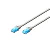 Digitus Patch Cable, UTP, CAT 5e, AWG 26/7, měď, šedý 5m