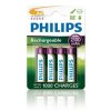 Philips baterie AA 2100mAh MultiLife, NiMh - 4ks