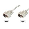 Digitus sériový kabel připojovací DB9 F/F, Měď, 2m šedý