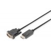 Digitus DisplayPort připojovací kabel, DP/M- DVI (24+1)/M 2.0m
