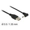 Delock Cable USB Power > DC 3.5 x 1.35 mm Male 90° 1.5 m
