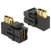 Delock Keystone Modul HDMI samice > HDMI samice 90° pravoúhlý černý