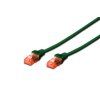Digitus Ecoline Patch Cable, UTP, CAT 6e, AWG 26/7, zelený 5m, 1ks